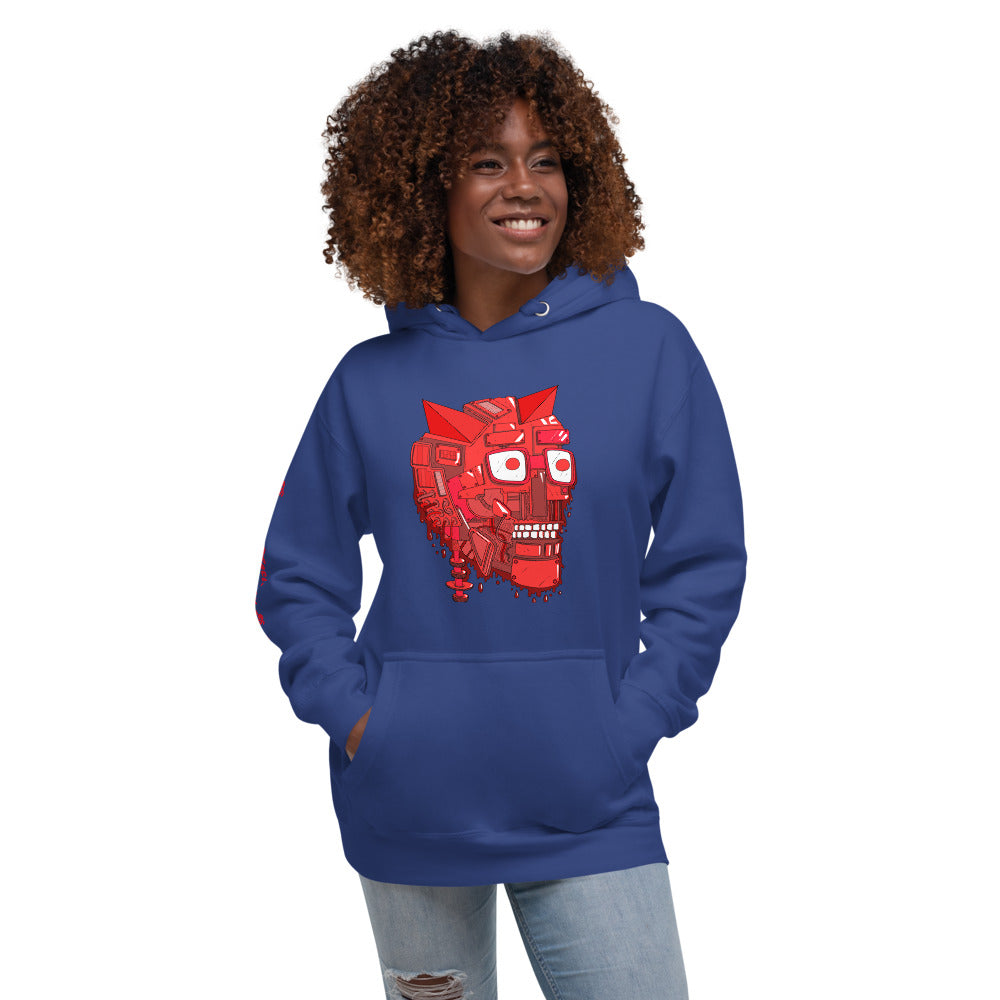 Black red best sale and blue hoodie